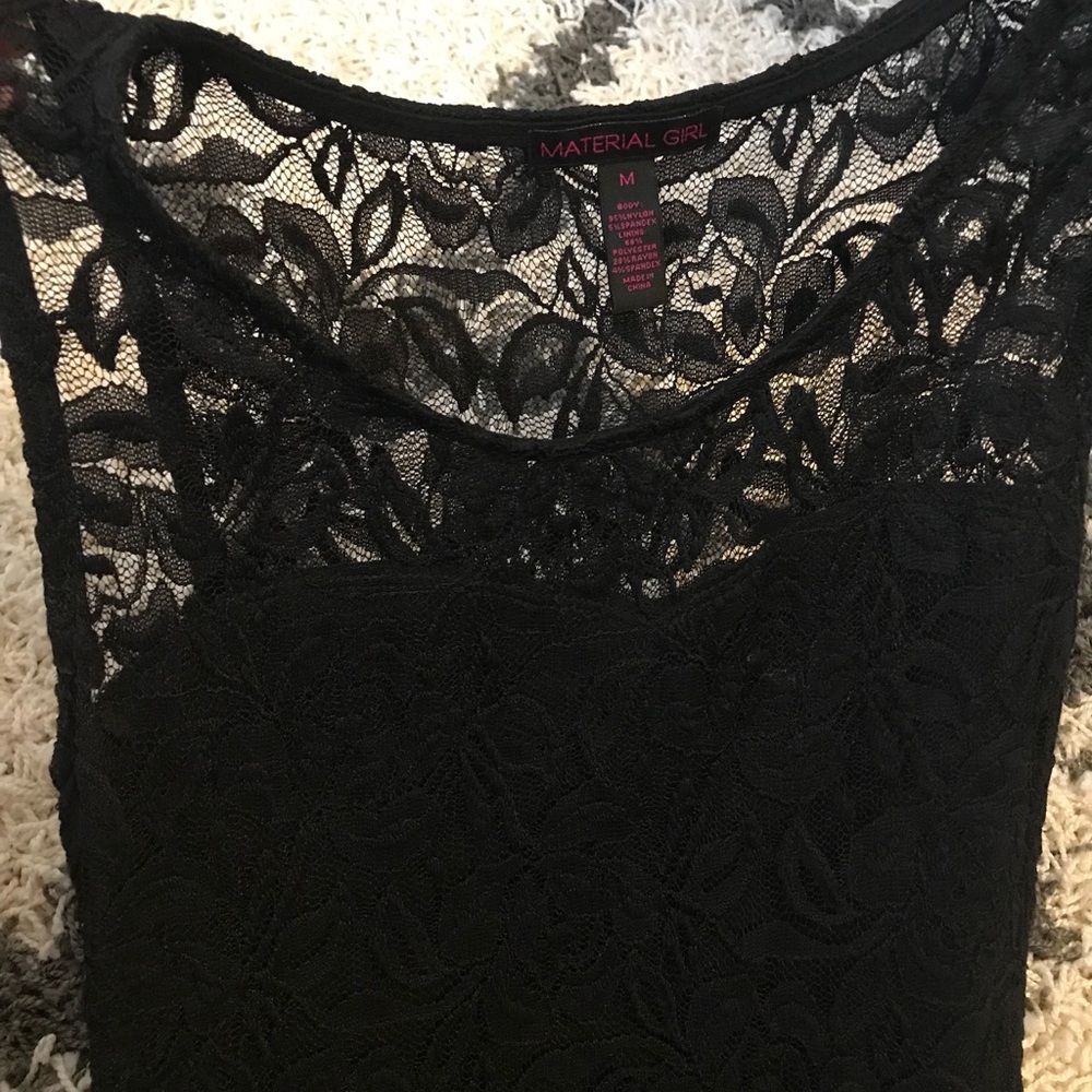 Black Lace Dress - Picture 2 of 3
